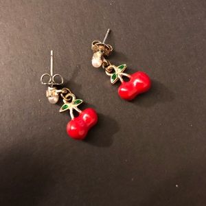 Cherry Drop Earrings